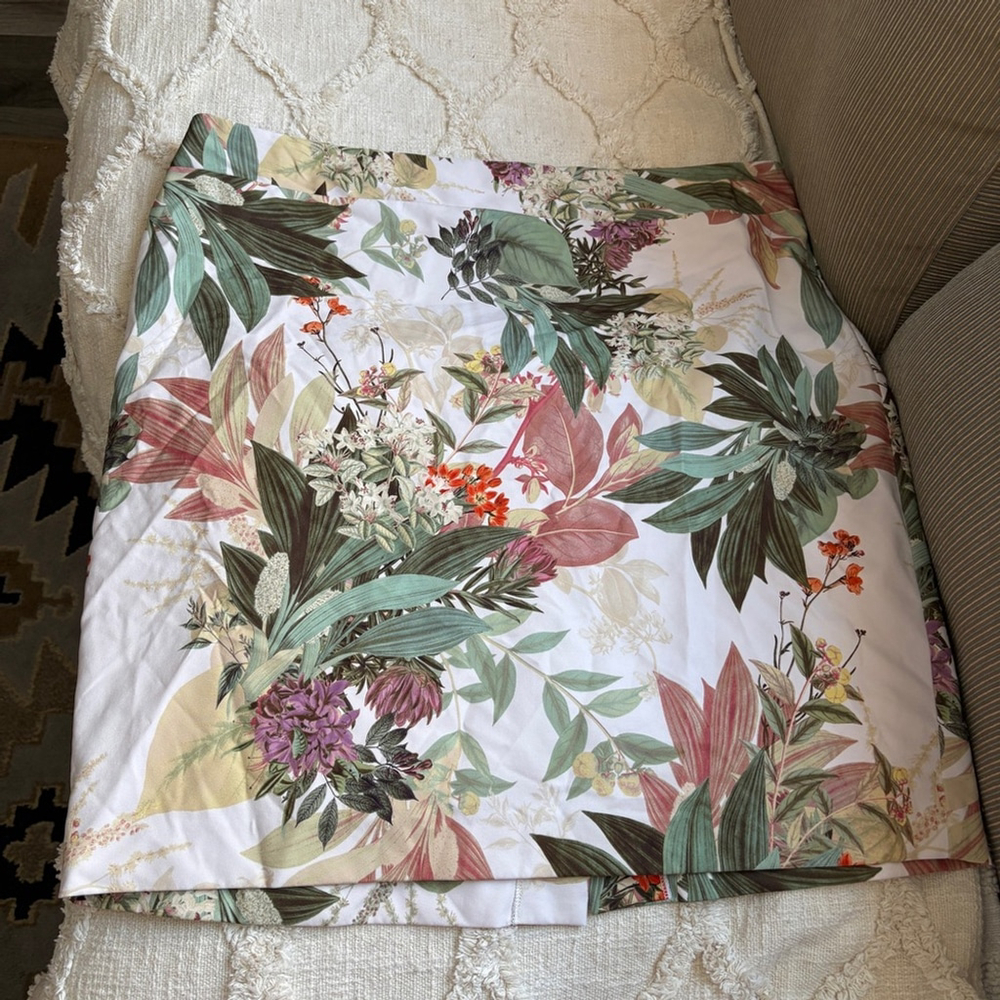 Laura Plus Floral Garden Stretchy Skirt